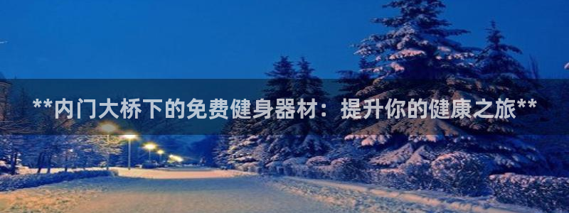 意昂体育3招商电话地址：**内门大桥下的免费健身器材