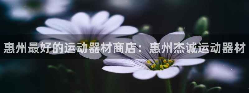 意昂体育3招商电话：惠州最好的运动器材商店：惠州杰诚