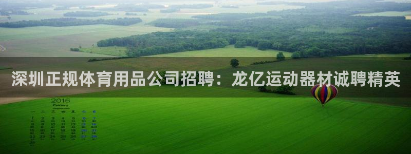 意昂体育3平台APP：深圳正规体育用品公司招聘：龙亿