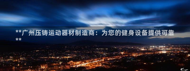 意昂3新能源：**广州压铸运动器材制造商：为您的健身