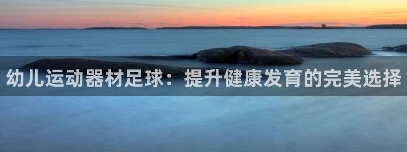 意昂体育3招商：幼儿运动器材足球：提升健康发育的完美