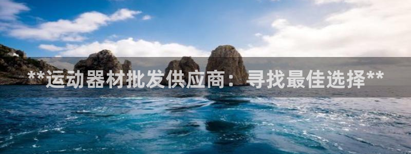意昂3娱乐平台：**运动器材批发供应商：寻找最佳选择**