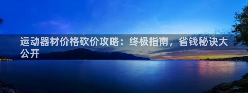 意昂体育3招商电话是多少：运动器材价格砍价攻略：终极